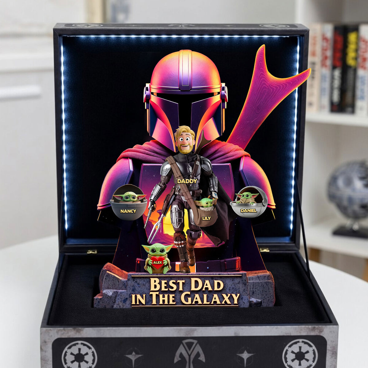 Warrior Dad Acrylic Plaque - Personalized Gifts For Father 022huti010426-Homacus