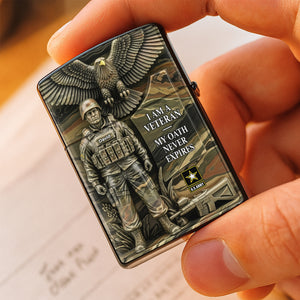 Badass Veteran Lighter - Personalized Gifts For Veteran 04tgti080825-Homacus