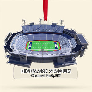 Personalized Gifts For American Football Fan Ornament, Football Stadium Field Ornament 03qhti161024-Homacus