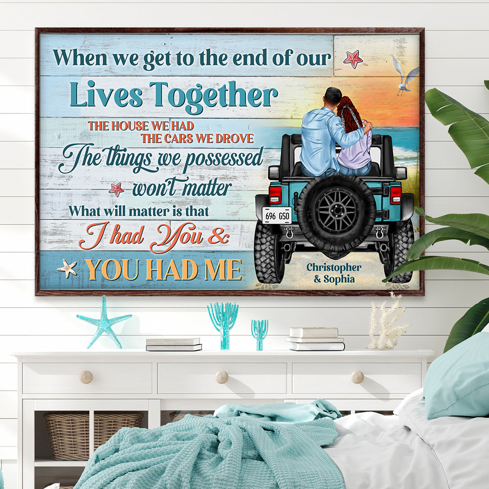 Personalized Gifts For Couple Canvas Print 01hudt040822tm-Homacus