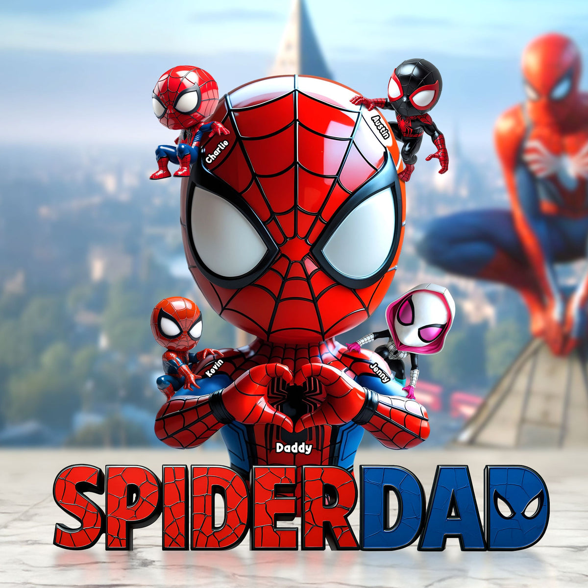 Christmas Hero Dad Plaque – Personalized Gifts For Dad 01nati070525-Homacus