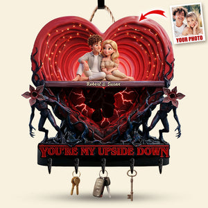 Horror World Couple Acrylic Key Hanger - Custom Photo Gifts For Couple Key Hanger 04PATI240126-Homacus