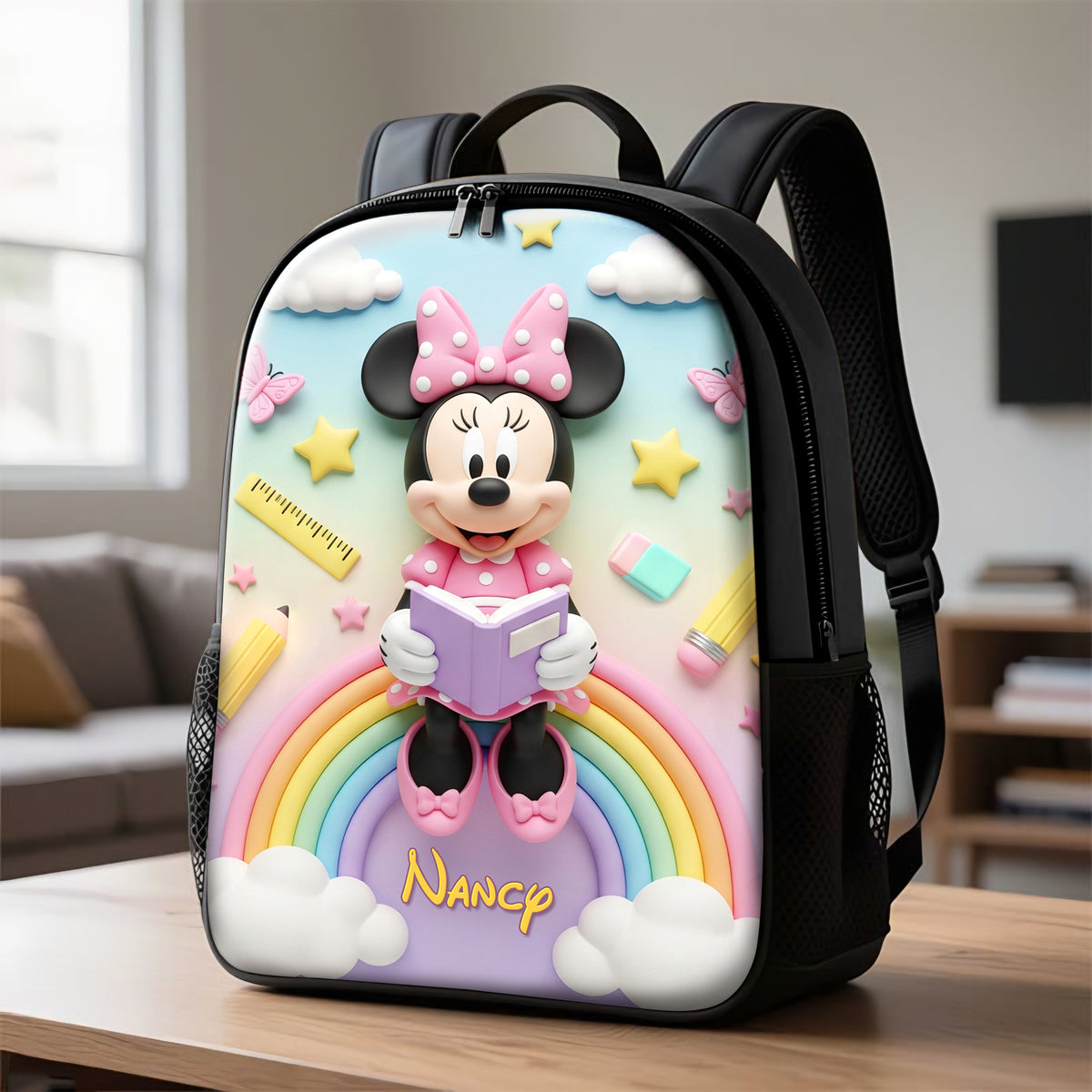 Cute Cartoon School Bag - Personalized Gifts For Kids 02pgti070825-Homacus
