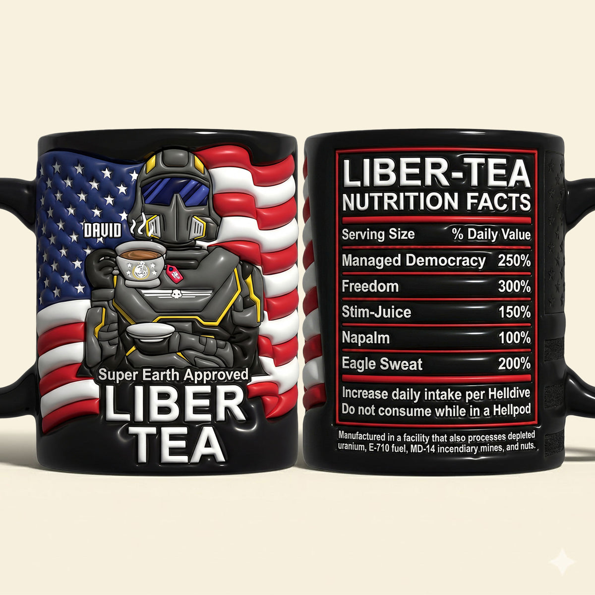 Freedom Squad 250th Anniversary Black Mug - Personalized Gifts For Game Lovers 01NATI030326-Homacus