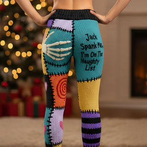 Funny Couple Leggings - Personalized Gifts For Her Leggings 03NATI141125-Homacus
