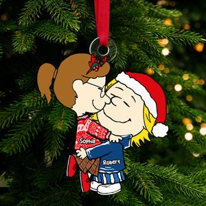 Personalized Gifts For Couple Christmas Ornament Cute Couple 01ACAC091124-Homacus