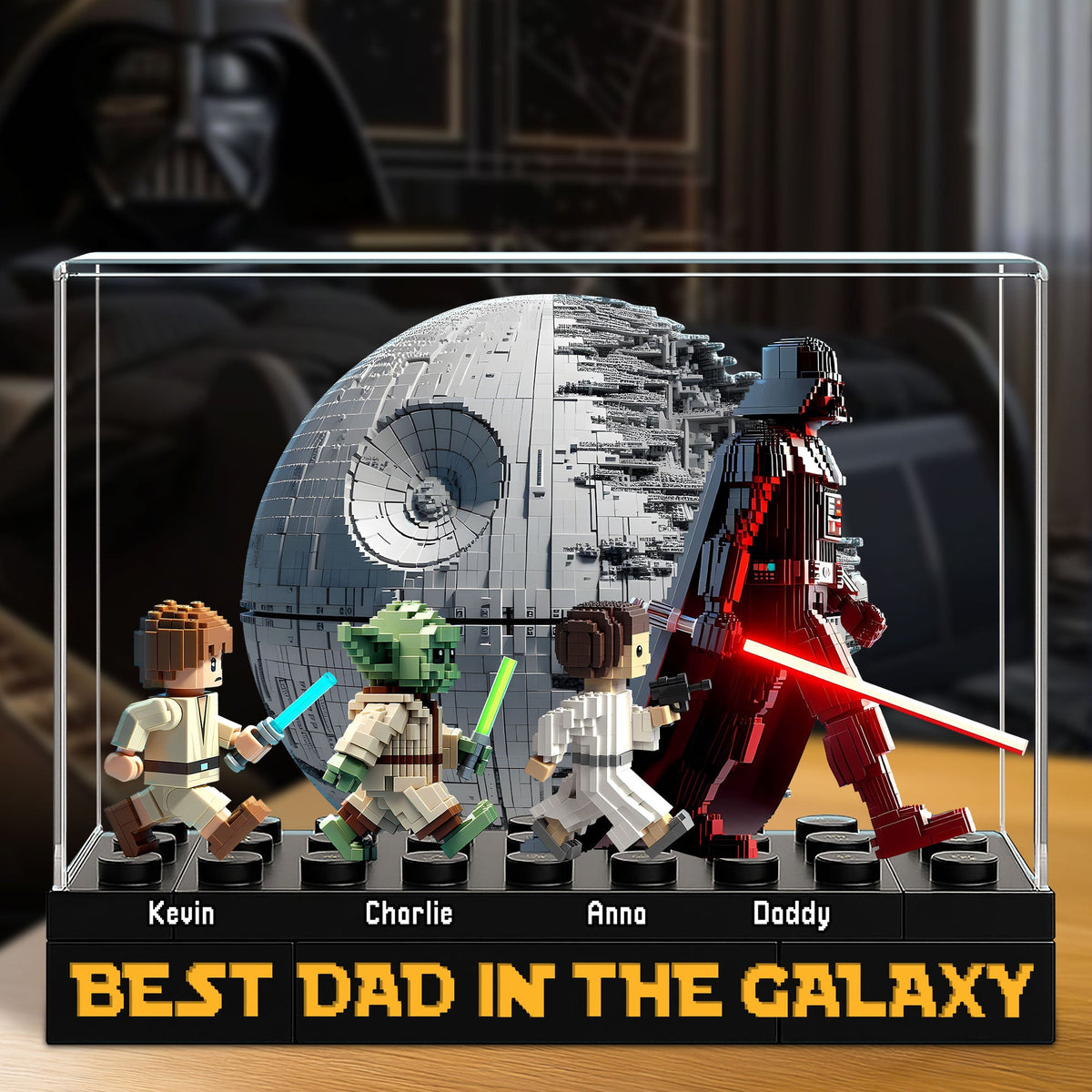 Galaxy Dad Plaque - Personalized Holiday Gifts For Dad 02ohti200525-Homacus