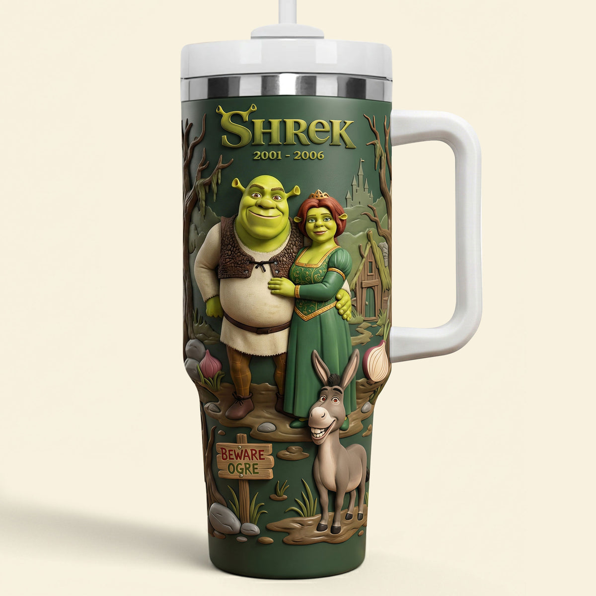 Whimsical Couple Handle Tumbler - Personalized Gifts For Couple 04NATI090226-Homacus