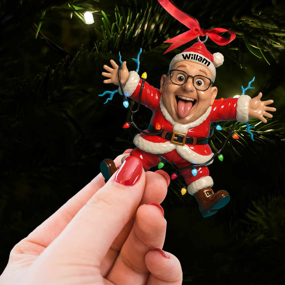 Funny Christmas Ornament - Custom Photo Gifts For Loved Ones 06huti260825-Homacus