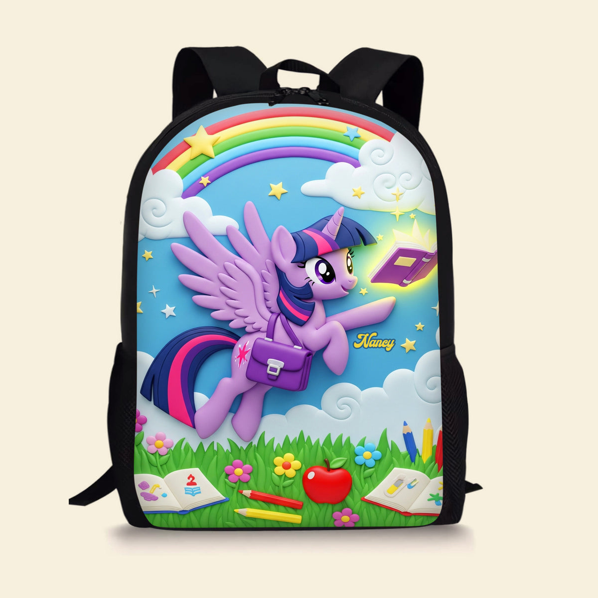 Cute Unicorn School Bag - Personalized Gifts For Kids 04pgti040825-Homacus