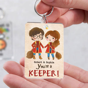 Personalized Gifts For Couple Keychain 02HUTI260724-Homacus