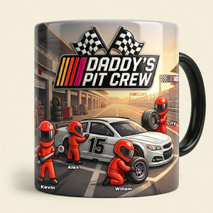 Dad’s Fast Lane Crew Magic Coffee Mug - Personalized Gifts For Dads 02NATI080526-Homacus
