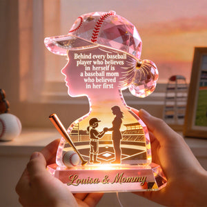 Proud Baseball Mom Light Box Personalized Gifts For Mom 02PGTI090426-Homacus