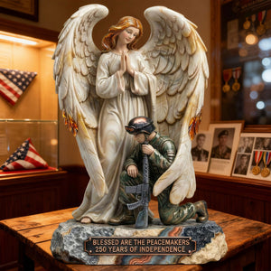Veteran Guardian Angel Acrylic Plaque, Personalized Gifts For Veteran 02QHTI280126-Homacus