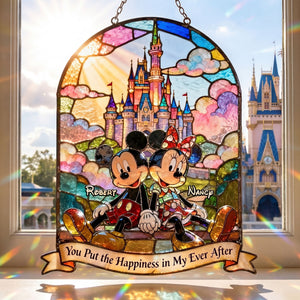 Playful Couple Suncatcher Ornament - Personalized Gifts For Couple 03toti080126-Homacus