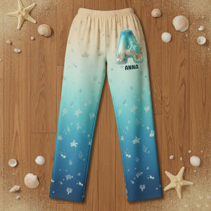 Sea Turtle Pajama Pants - Personalized Gifts For Girls 03kiti101225-Homacus