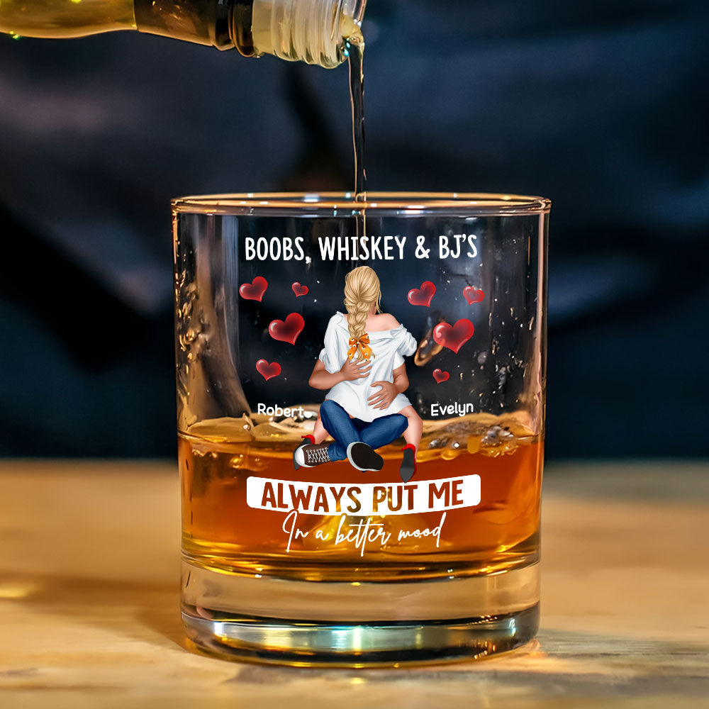 Couple Whiskey Glass - Personalized Gifts 02nati050225-Homacus
