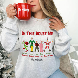 Personalized Gifts For Family Shirt, Classic Christmas Movies 01qhti251024-Homacus