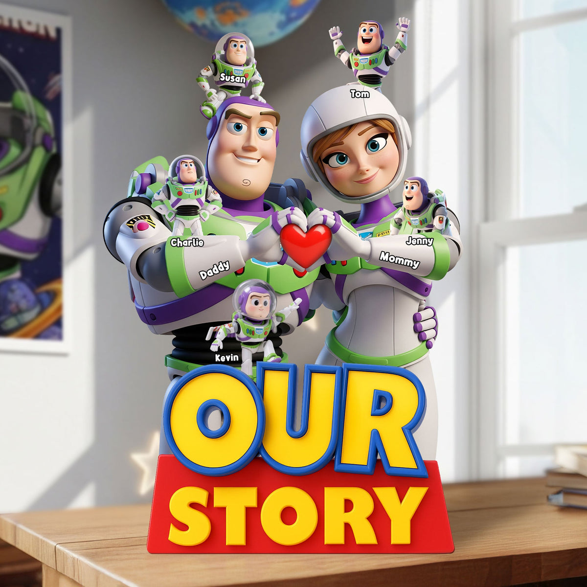 Family Story Plaque - Personalized Gifts For Family 03nati140625-Homacus