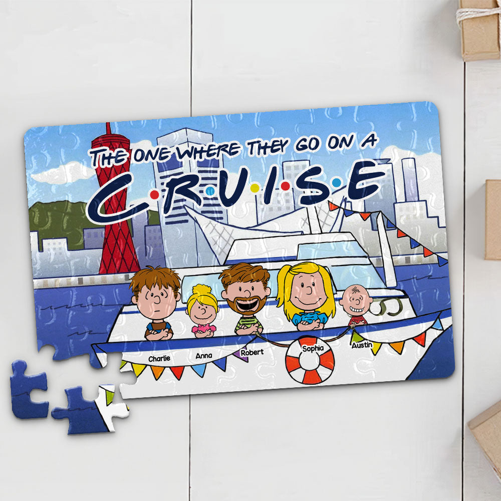 Personalized Gifts For Family Jigsaw Puzzle Cruise Summer 02xqti100125-Homacus