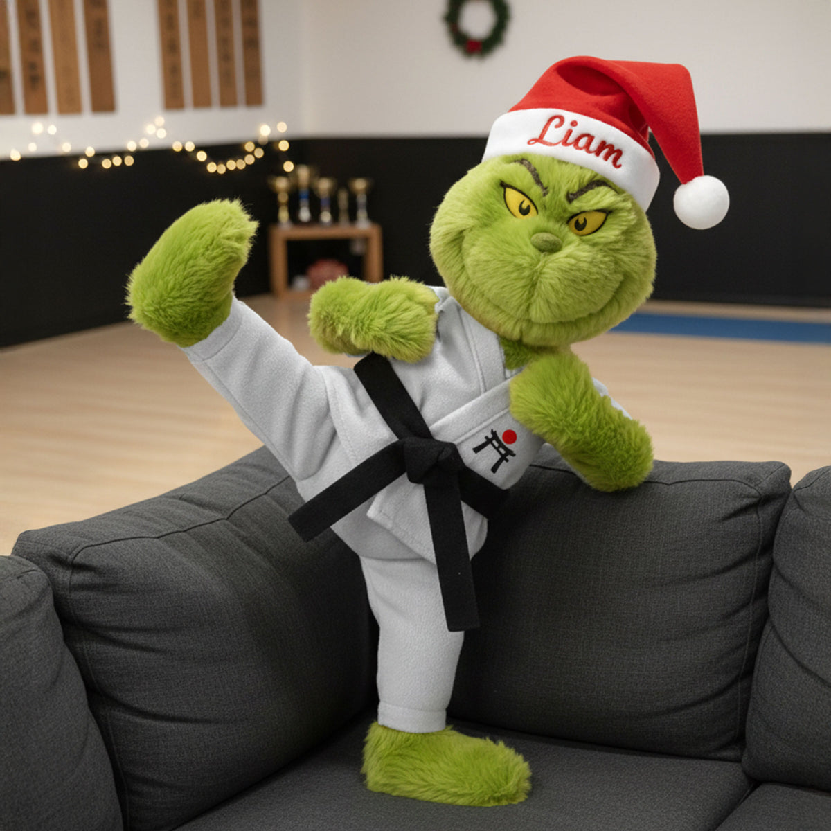 Green Monster Karate Pillow - Personalized Gifts For Karate Lover Pillow 06OHTI111125-Homacus
