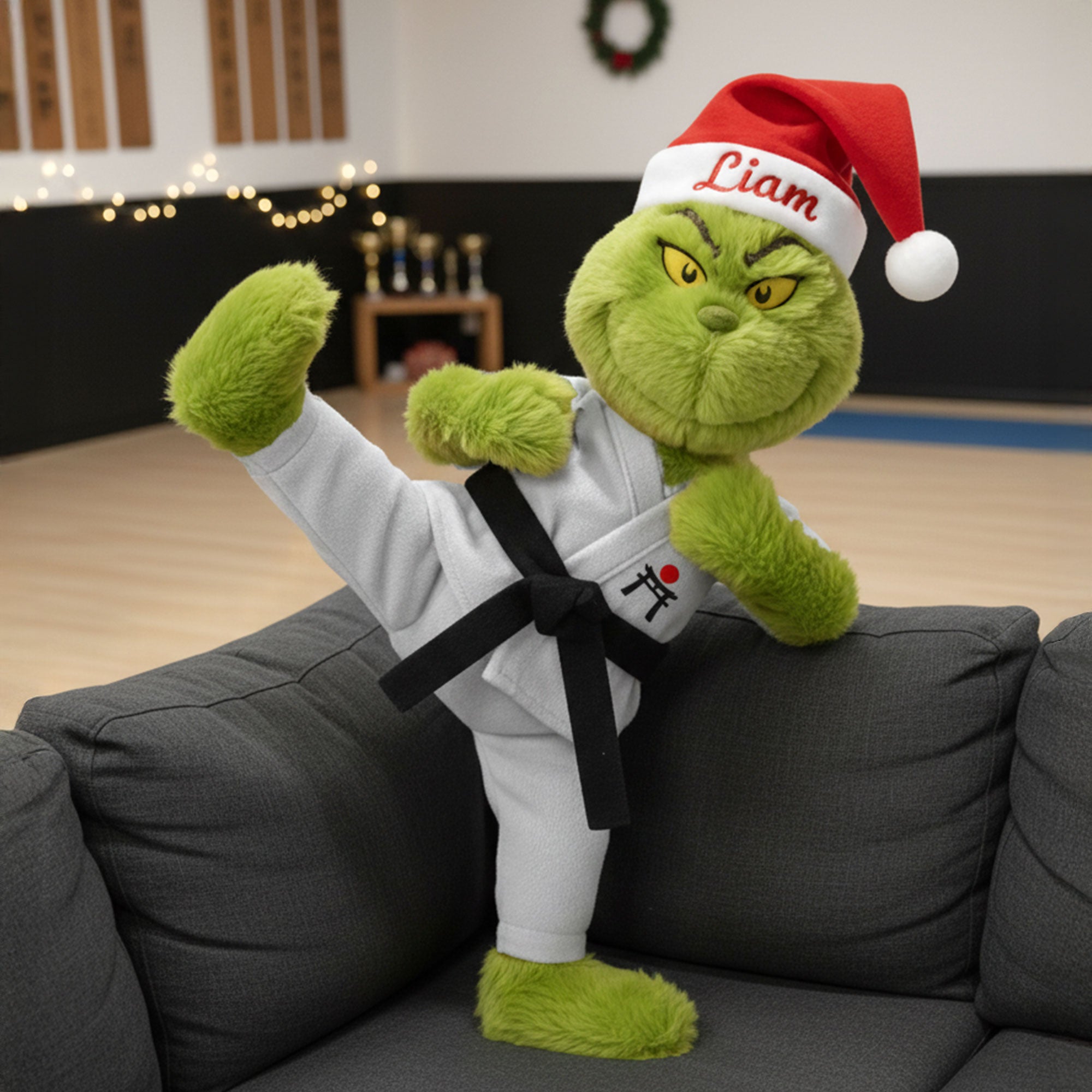 Green Monster Karate Pillow - Personalized Gifts For Karate Lover Pillow 06OHTI111125-Homacus