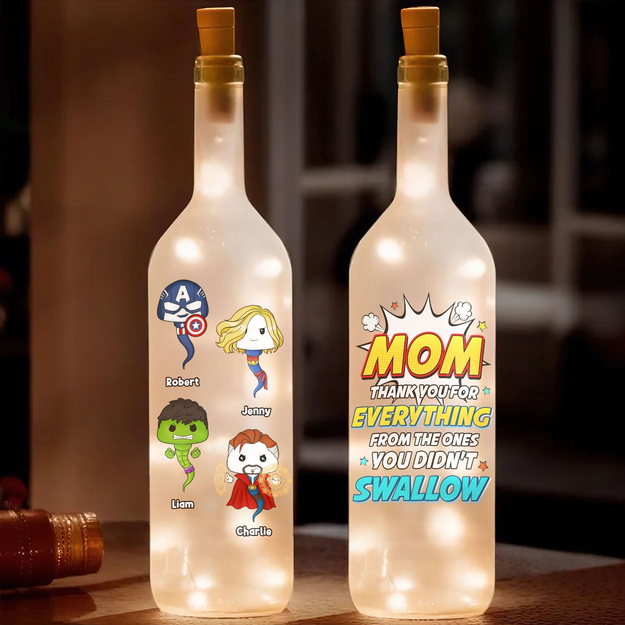 Personalized Gifts For Mom Bottle Lamp Funny Superhero Sperms 02ohti140225-Homacus