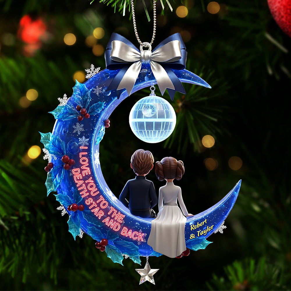 Couple Ornament - Personalized Gift For Couple Christmas Ornament 04PATI291025-Homacus