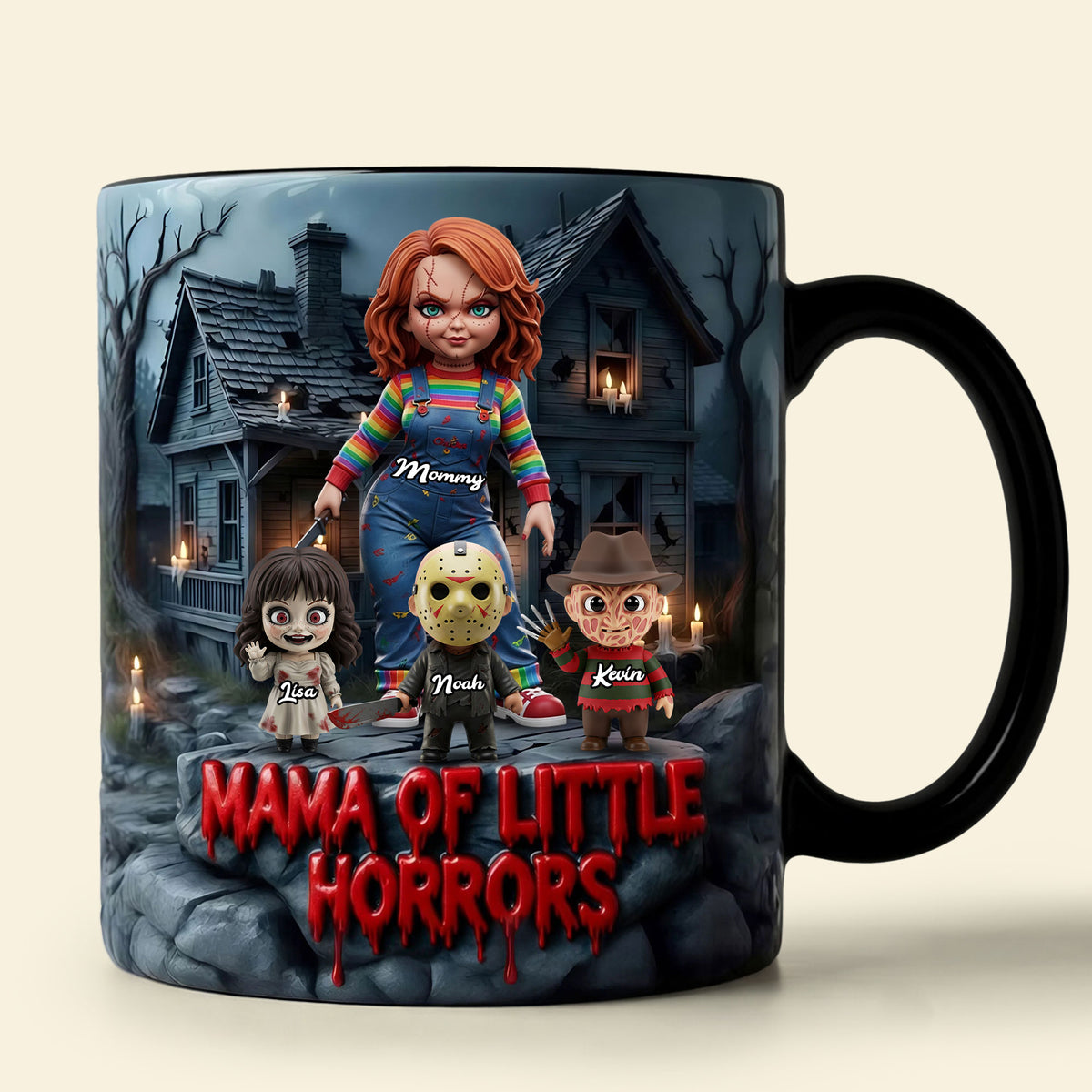 Mama Of Little Horrors Magic Mug - Personalized Gifts For Mom 04TYTI110426-Homacus