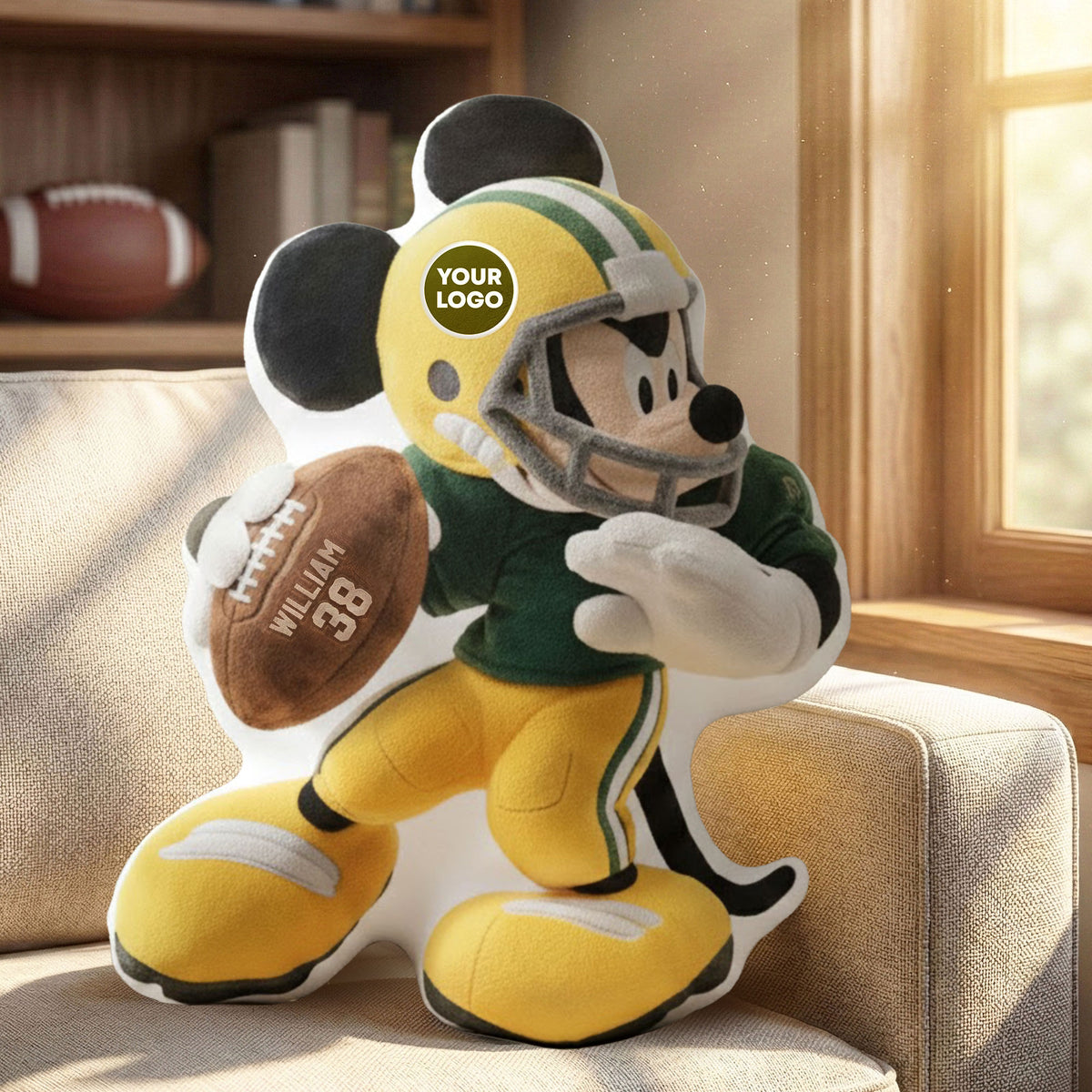 Sports Hero Pillow Personalized Gifts 01HUTI131225-Homacus