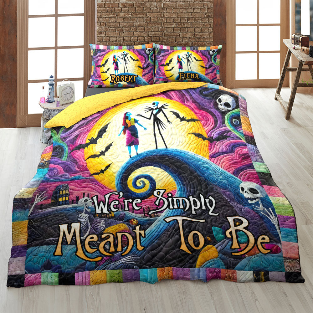 Personalized Gifts For Horror Couple Quilt Bedding Set 07tgti100125-Homacus