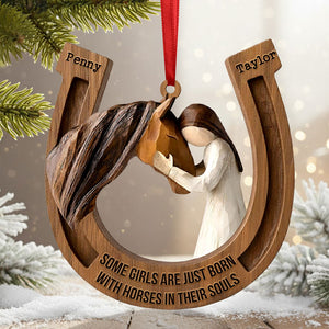 Horseshoe Ornament - Personalized Gifts For Horse Lover Christmas Ornament 04TGTI011125-Homacus