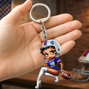 Sport Lover Keychain - Personalized Gifts For Sport Fans Keychain 07HUTI280126-Homacus