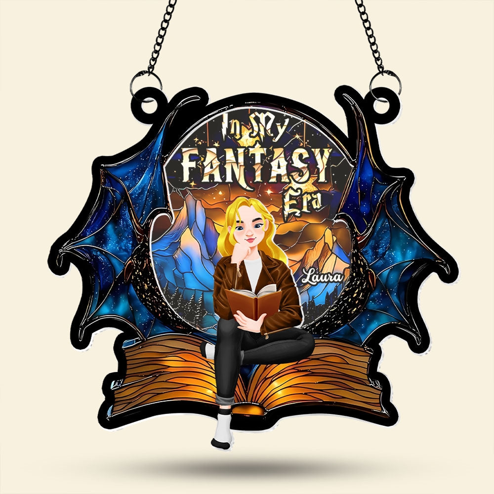 Personalized Gifts For Book Lover Suncatcher Ornament Fantasy Book 013xqti060125pa-Homacus