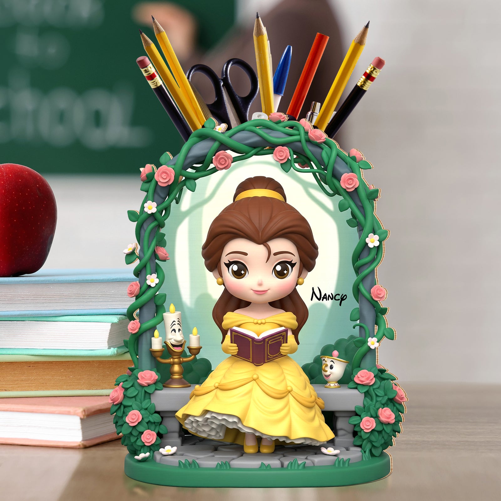 Princess Pen Holder - Personalized Gifts For Princess Lovers 01pgti300725-Homacus