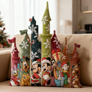 Jolly Christmas Custom Shape Pillow, Personalized Gifts For Cartoon Lovers 03qhti101125-Homacus