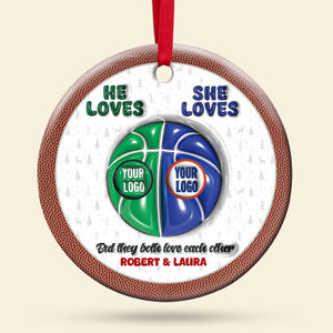 Personalized Gifts For Basketball-loving Couple Christmas Ornament 01huti101024-Homacus