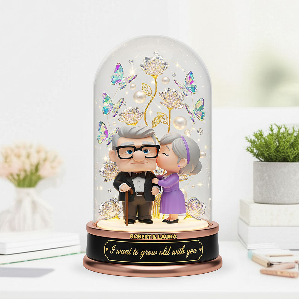 Old Couple Plaque - Personalized Gifts For Couple 02nati100625-Homacus