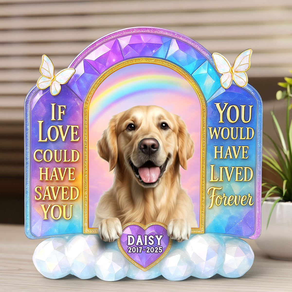 Memorial Dog Plaque - Custom Photo Gifts For Dog Lovers 01nati300525-Homacus