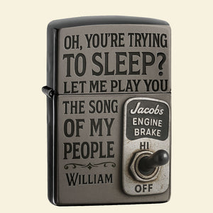 Trucker Lighter - Personalized Gift For Trucker 03ACTI140825-Homacus