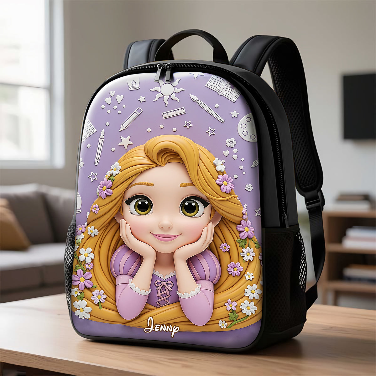 Fairytale Girl School Bag - Personalized Gifts For Kids 05pgti050825-Homacus