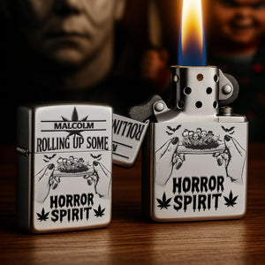 Rolling Up Some Horror Lighter, Personalized Gifts For Smoking Lovers 05qhti080925-Homacus