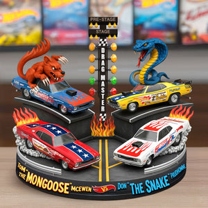 Festive Burnout Showdown – Personalized Drag Racing Gifts For Gearheads 03qhti040725-Homacus
