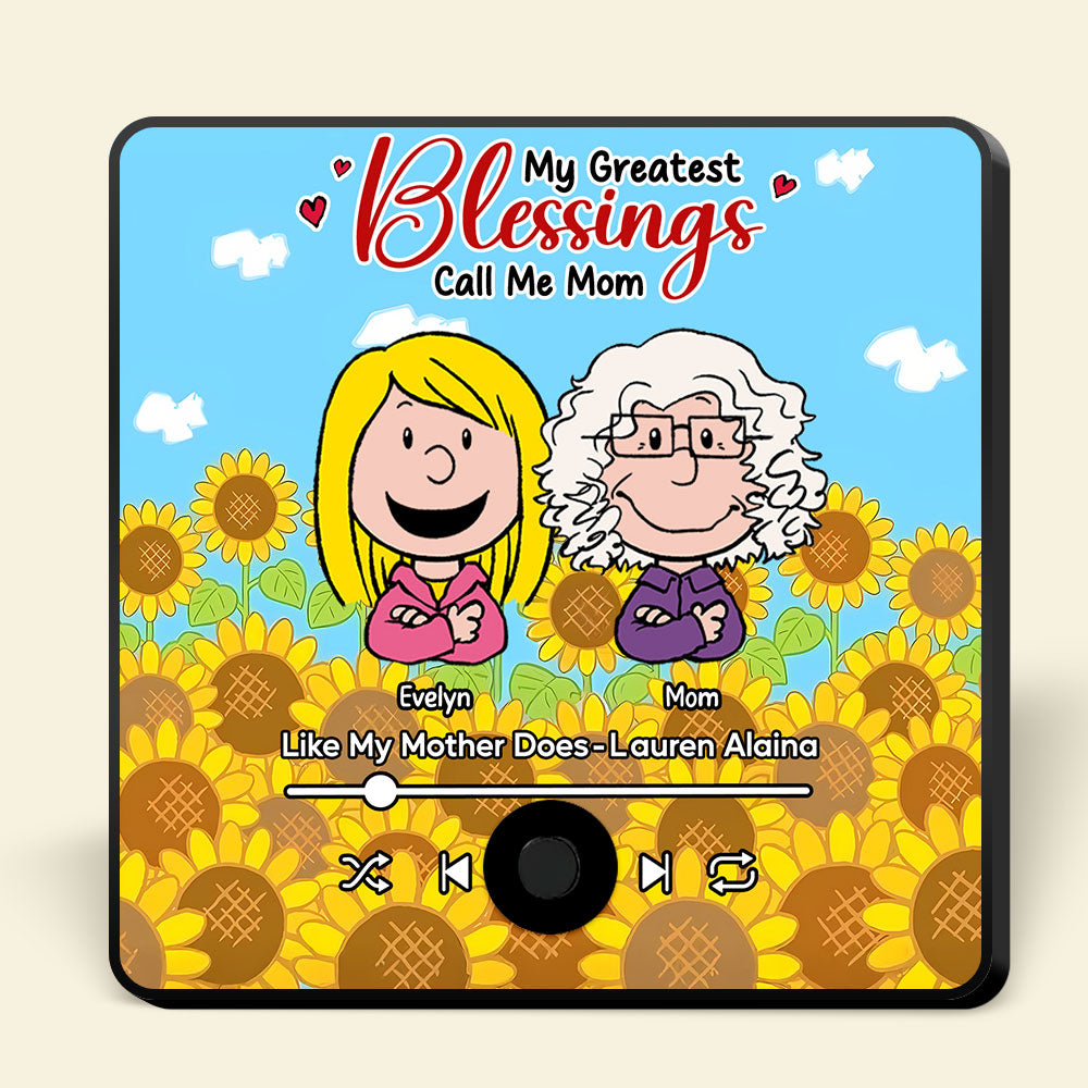 Custom Music & Photo Gifts For Mom Fridge Magnet 03xqti261224-Homacus