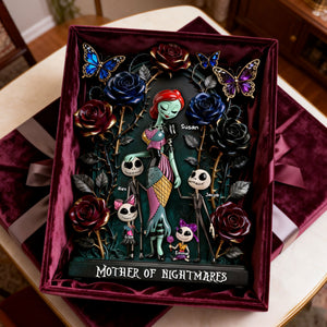Horror Mom And Kids Acrylic Plaque - Personalized Gifts For Mother's Day Plaque 03NATI240226-Homacus