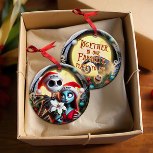 Personalized Gifts For Horror Couple Ornament, Character 01tgti081124-Homacus