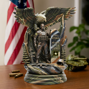 Strong Veteran Plaque - Personalized Christmas Gifts For Veteran 03tgti070725-Homacus