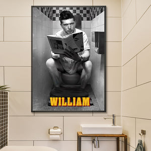 Personalized Gifts For Movie Fans Poster Canvas 02HUTI230724 Funny Toilet Scene-Homacus