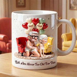 Naughty Old Couple Coffee Mug - Personalized Gift For Couples 04OHTI070126-Homacus
