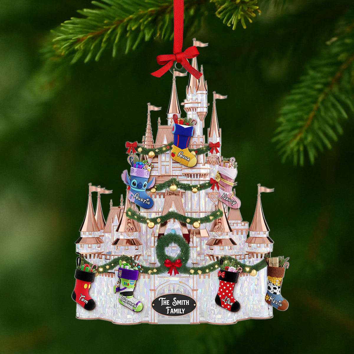 Cartoon Stocks Family Ornament - Personalized Gifts For Family 01ohti150825-Homacus